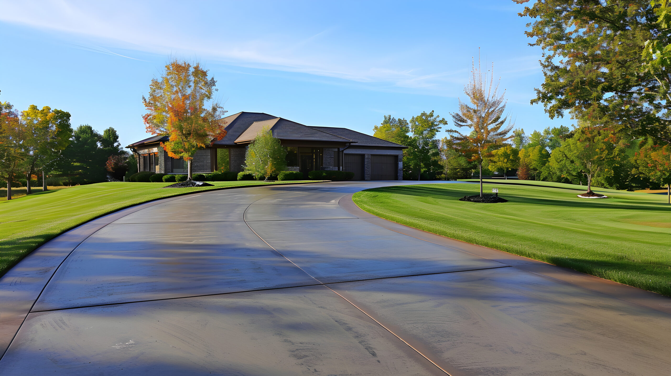 Rustic Charm for Driveways concrete smooth durability